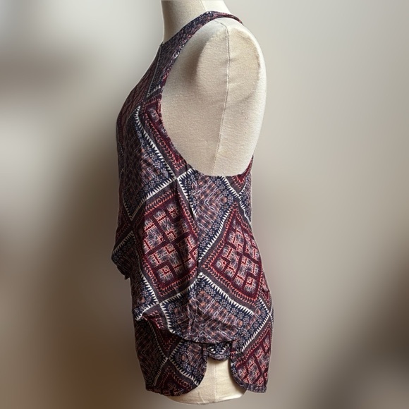 Pacsun Maroon Tank Top & Shorts Two Piece Set Summer Size Large - Picture 2 of 14